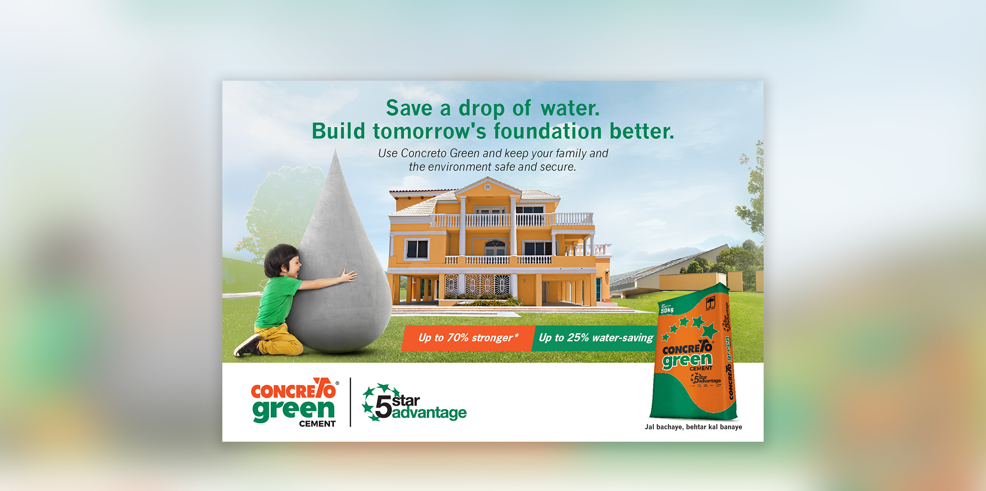 Concreto green cement Manufacturer & Supplier in India | Nuvoco Vistas